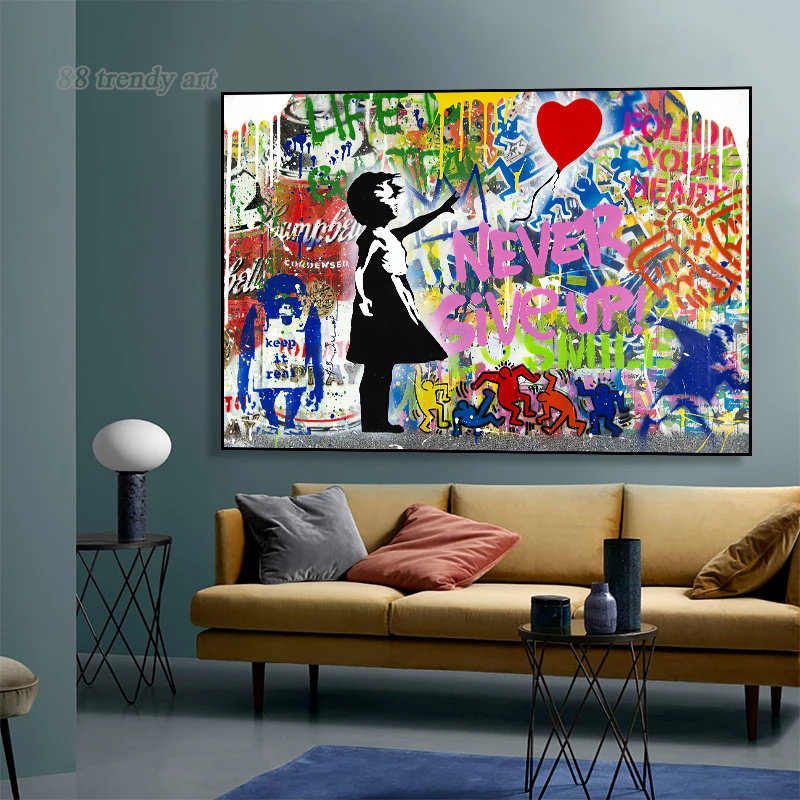 Street Fashion Poster - Banksy Street Wall Art Poster Pop