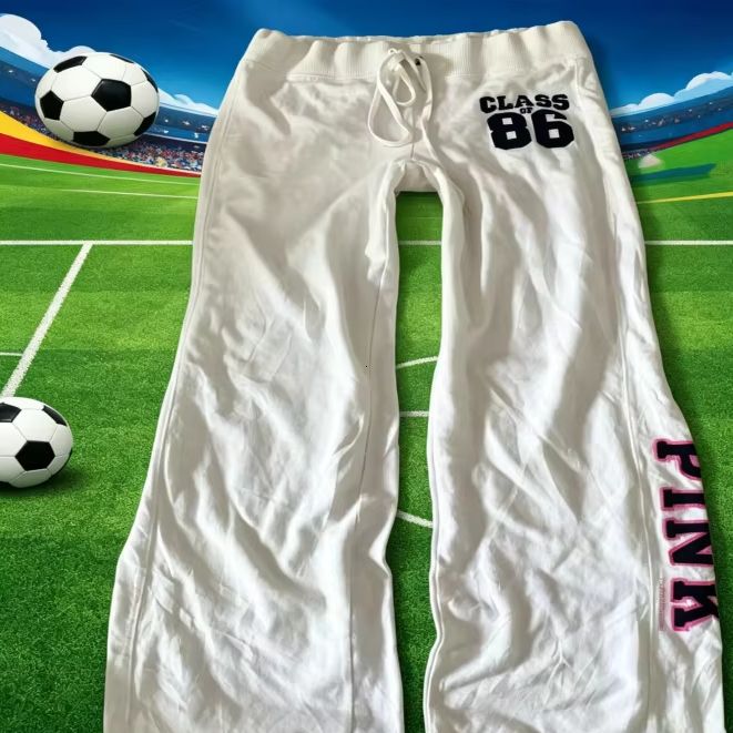 Street Fashion Goth - Pantaloni Sportivi Casual a Vita Alta