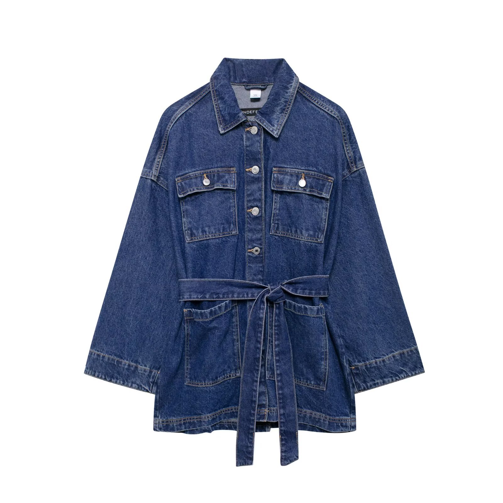 Street Fashion Winter 2025 - Giacca di jeans da donna Cinghie