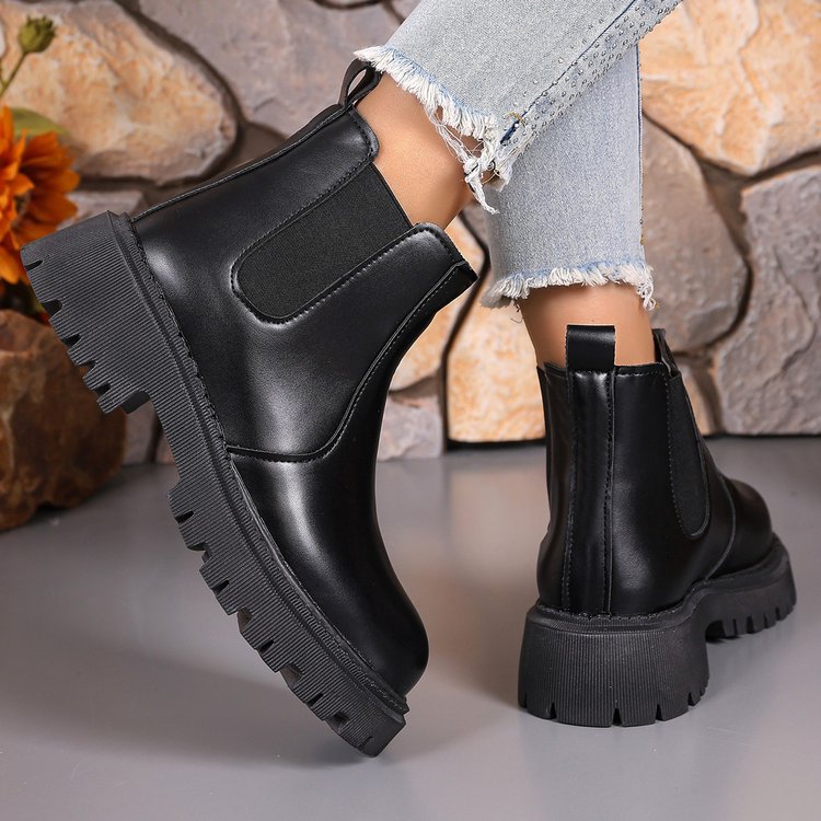 Street Fashion Winter 2025 - Scarpe da donna 2025 Stivali corti