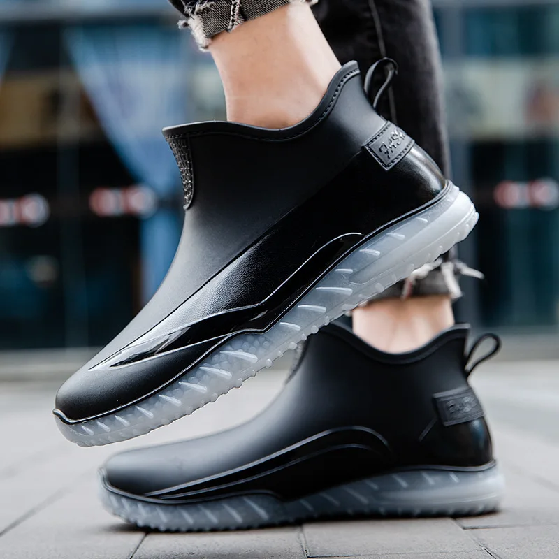 Street Fashion Style Male - Moda uomo Nuove scarpe impermeabili Stivali
