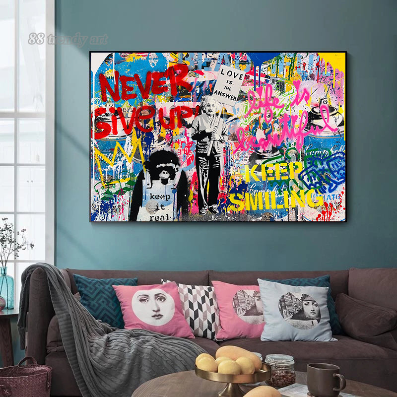 Banksy Street Wall Art Poster  - Street Fashion Poster recensione e prezzo