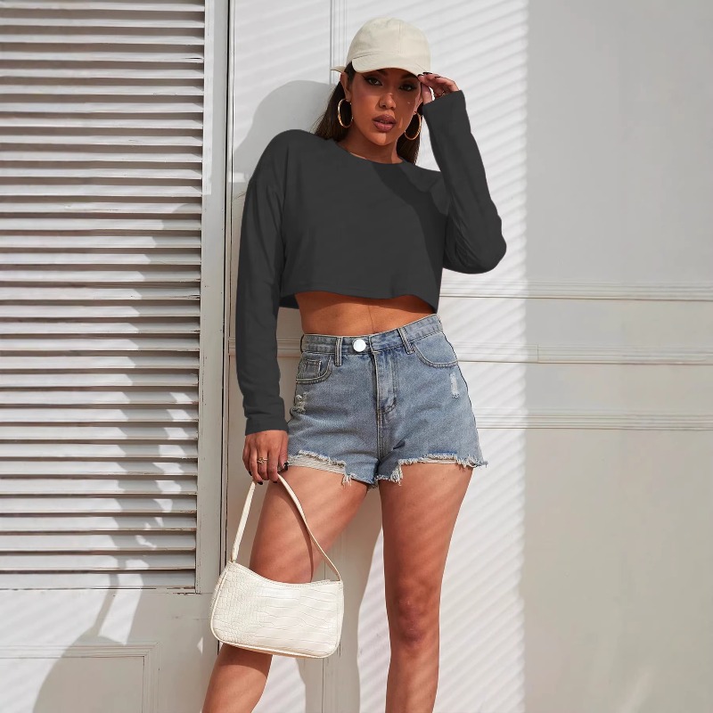 T-shirt Crop Top da Donna, Tin - Fashion Street Yoga recensione e prezzo