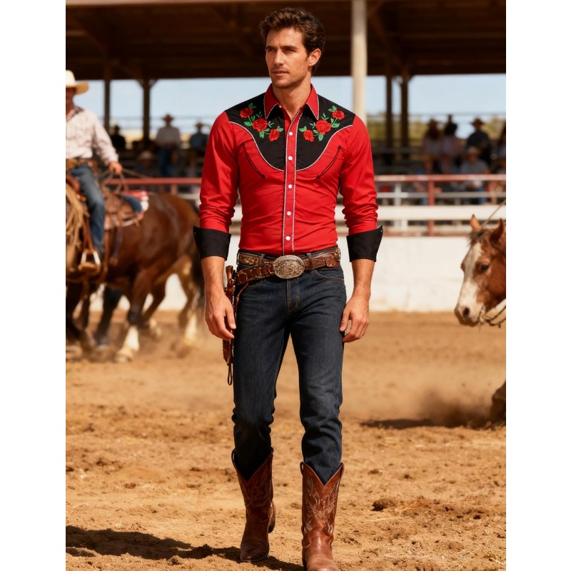 Camicia da Cowboy Western da U - Street Fashion Dance recensione e prezzo