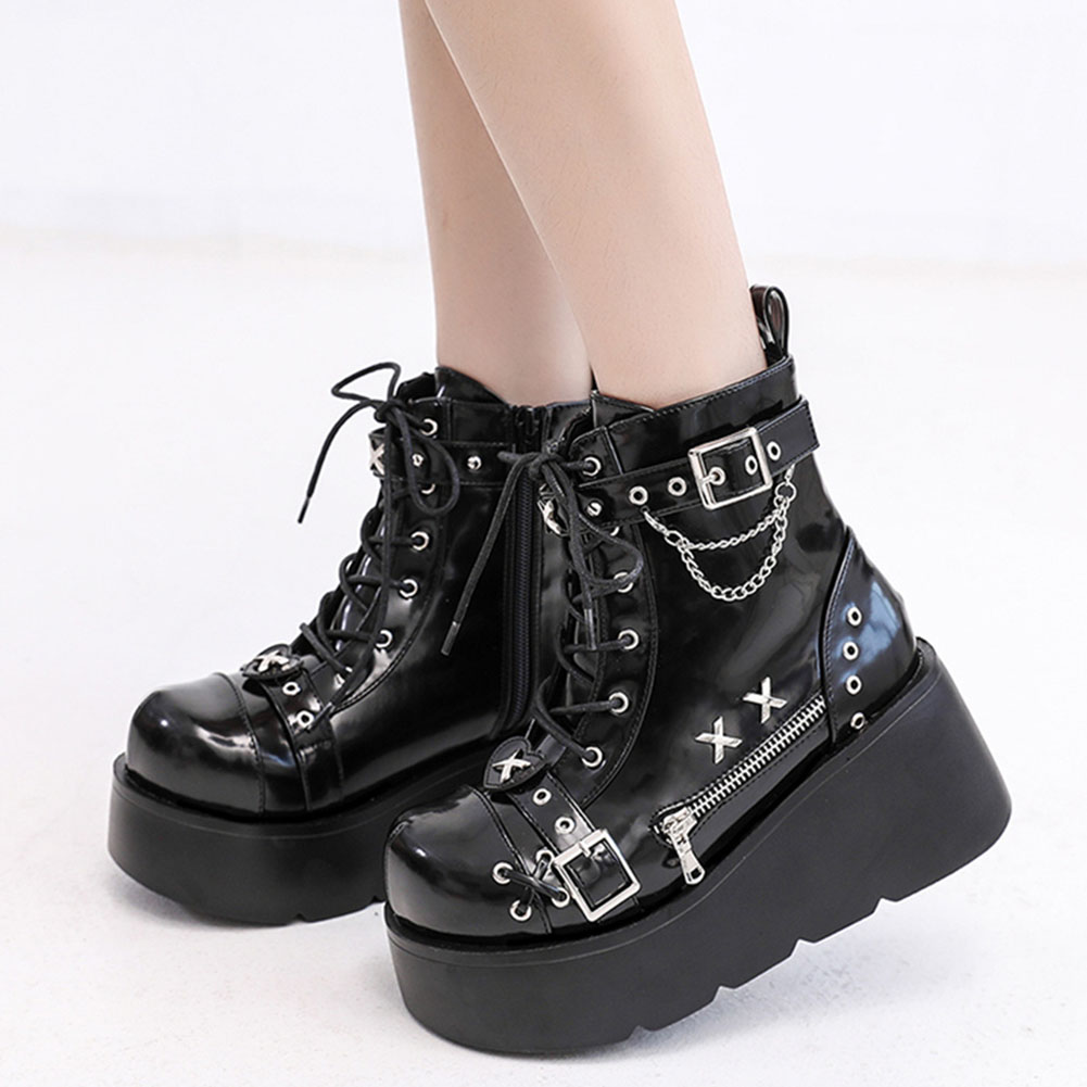 Nuovi Stivaletti Donna Goth co - Street Fashion Goth recensione e prezzo