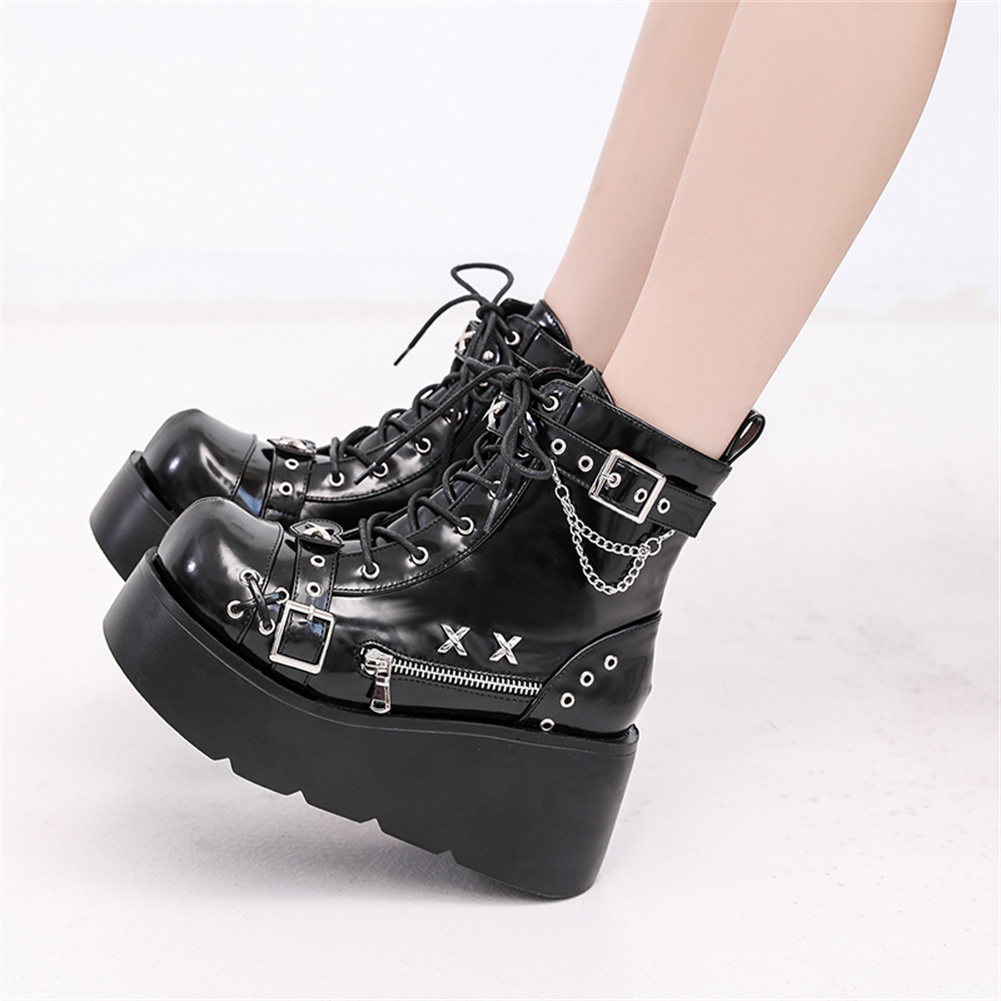 Nuovi Stivaletti Donna Goth co - Street Fashion Goth recensione e prezzo