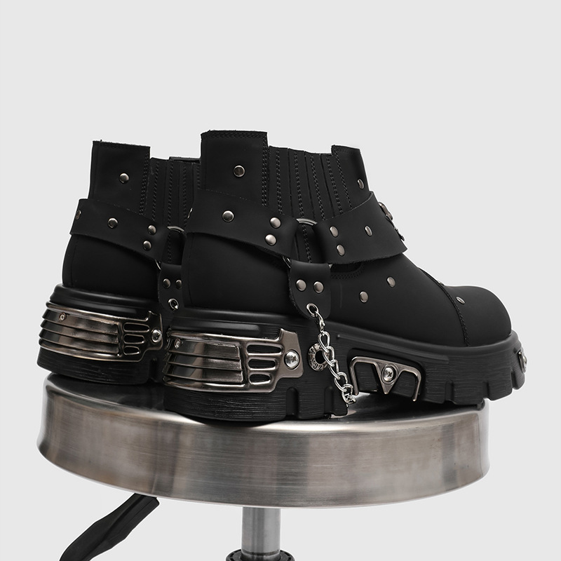 Stivali da Moto Rock Punk in M - Street Fashion Style Male recensione e prezzo