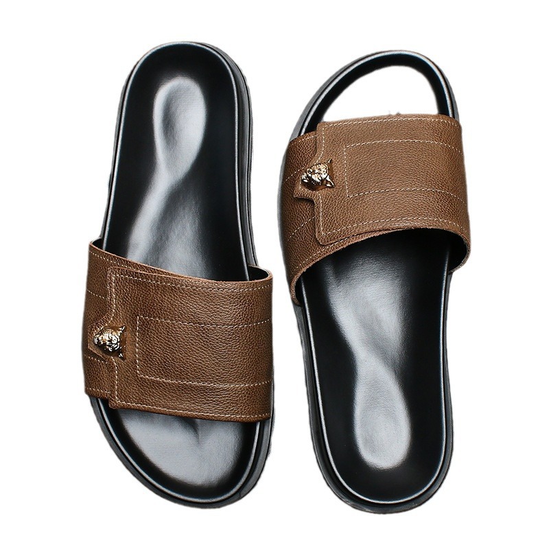 2025 Nuove pantofole in vera p - Street Fashion Style Male recensione e prezzo