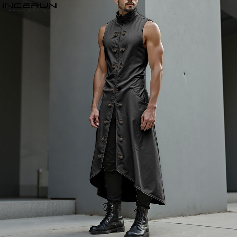 INCERUN Gilet da uomo stile lu - Street Fashion Style Male recensione e prezzo