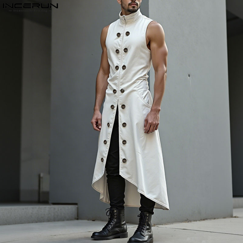 INCERUN Gilet da uomo stile lu - Street Fashion Style Male recensione e prezzo