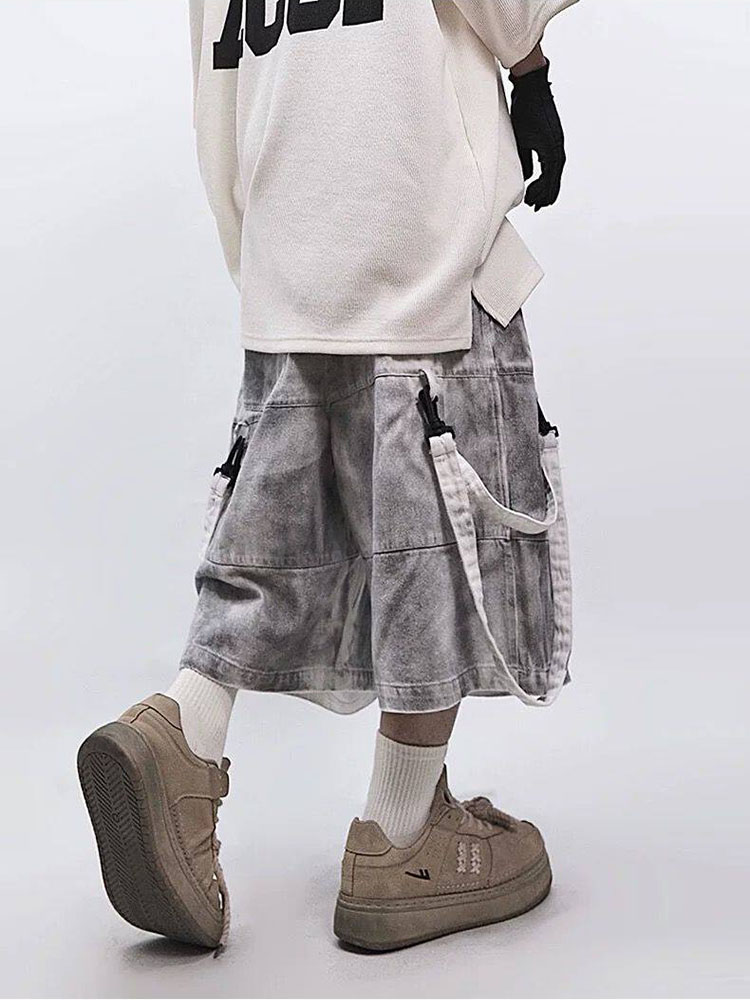 Jeans Strappati Retrò Hip-hop  - Street Fashion Style Male recensione e prezzo