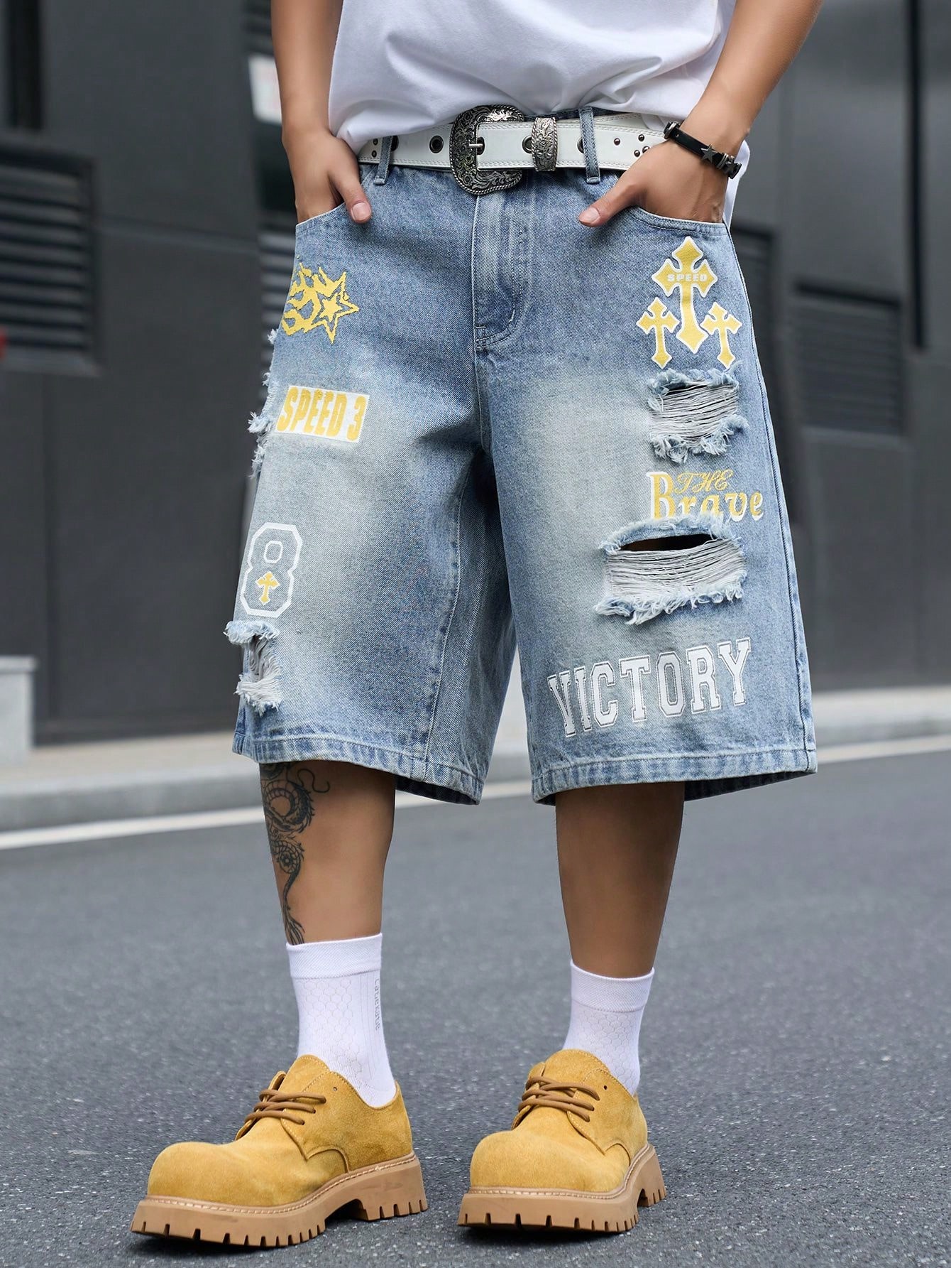Bermuda in denim da uomo a ves - Street Fashion Dance recensione e prezzo