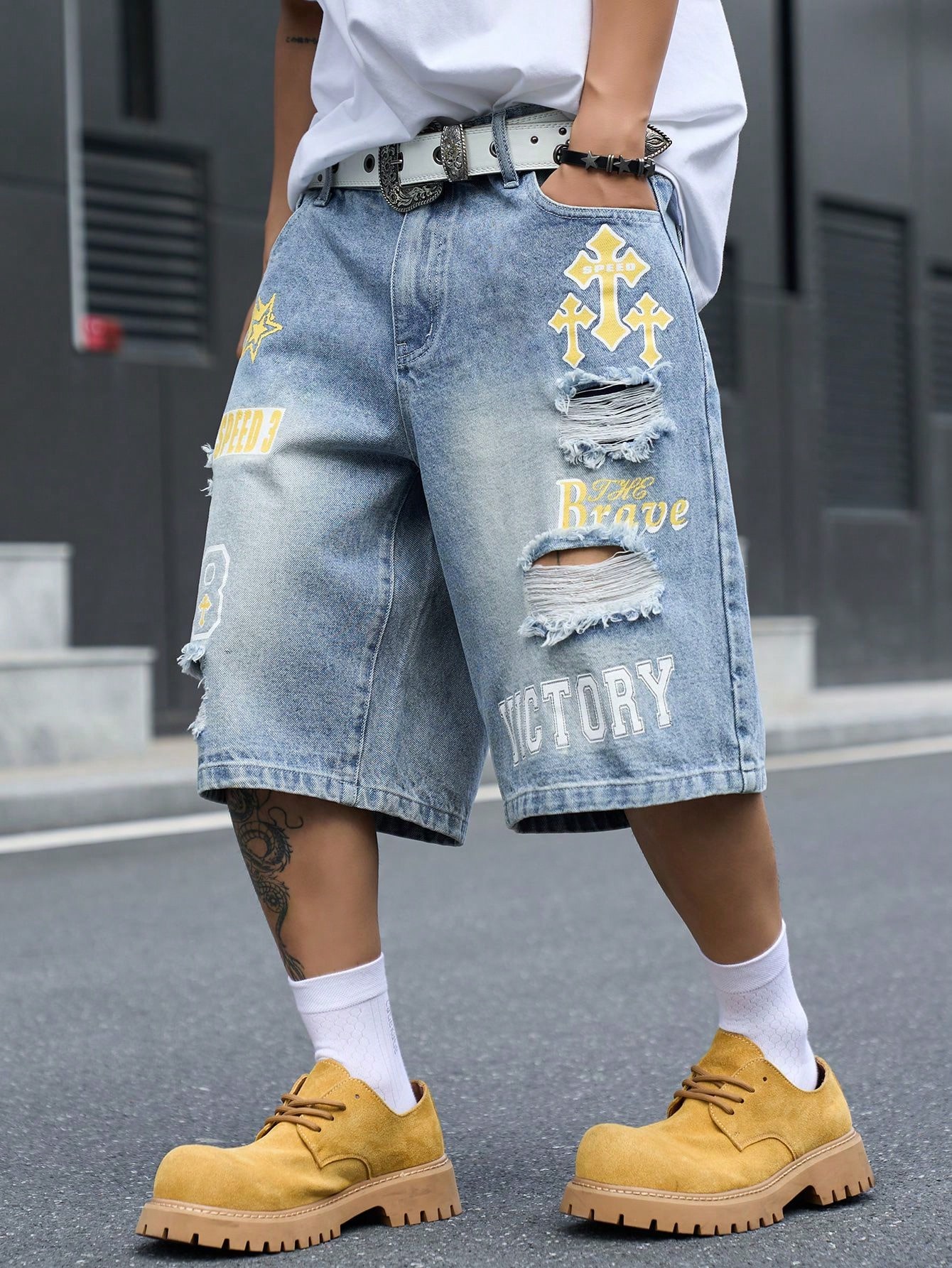 Bermuda in denim da uomo a ves - Street Fashion Dance recensione e prezzo