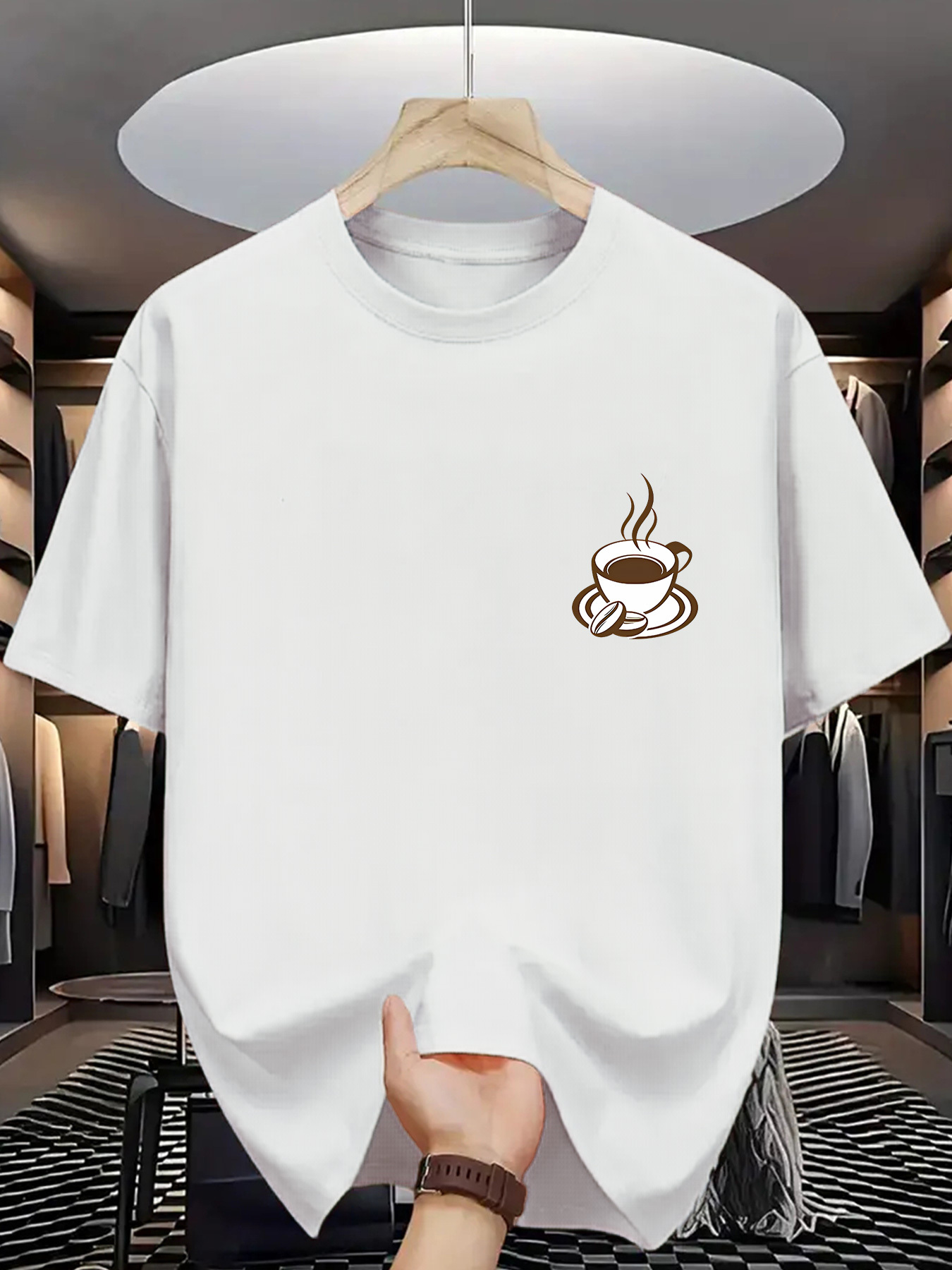 T-shirt da uomo a maniche cort - Street Fashion Style Male recensione e prezzo