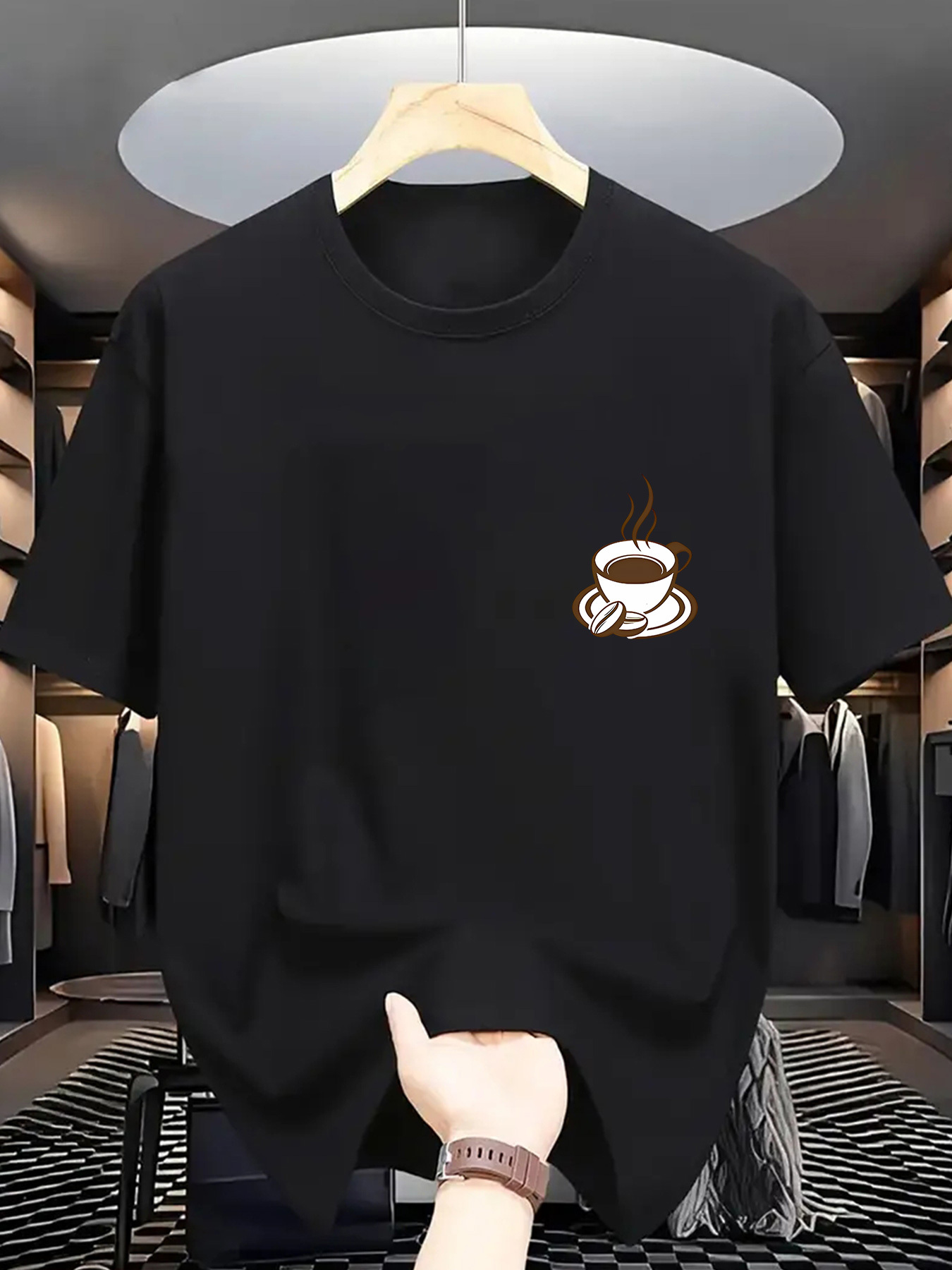 T-shirt da uomo a maniche cort - Street Fashion Style Male recensione e prezzo